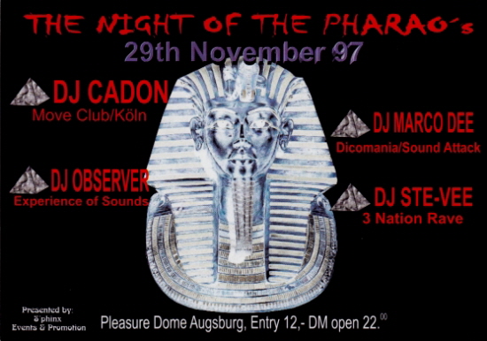 Pleasure Dome Night of Pharaos